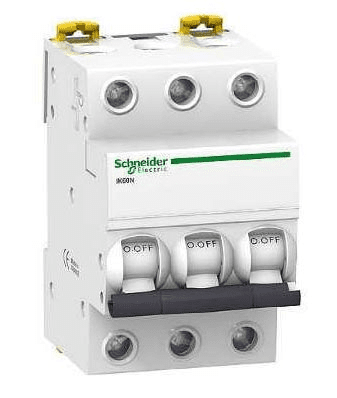 Автоматический выключатель Schneider Electric 3P 16А характеристика C 6кА Acti9 iK60 A9K24316 (аналог Multi9 23880)