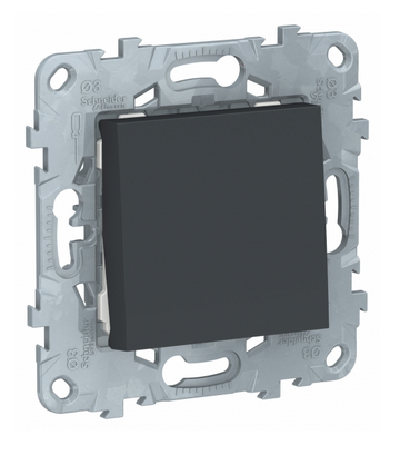 Schneider Electric Unica NEW Антрацит Переключатель 1-клавишный, схема 6, 10 AX, 250 В, NU520354