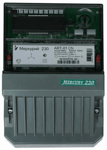Счетчик Меркурий 230 ART-01 CN 5-60A 380В CAN ЖКИ 2-тарифный