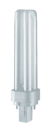 Компактная люминесцентная лампа OSRAM DULUX D 18W/840 G24D-2