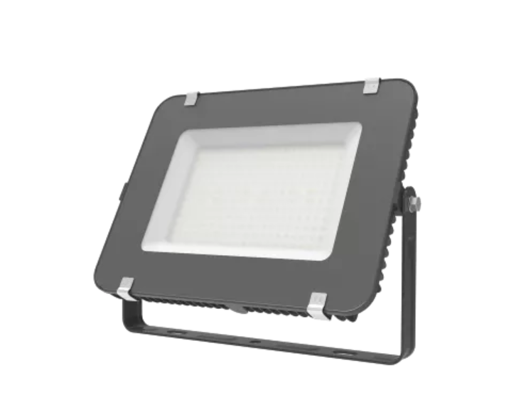 Прожектор светодиодный Gauss 150W   6500К 18000Лм IP65  404х32х*48 мм графитовый Qplus