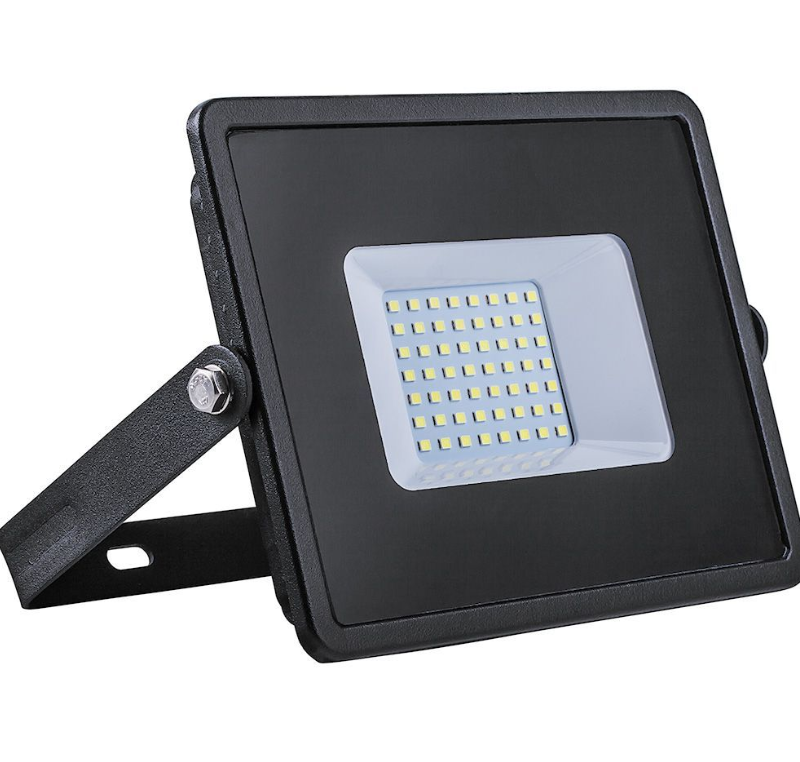 Feron  50Вт  4000К  4000Лм  IP65  167х198х28  черный  LL-921