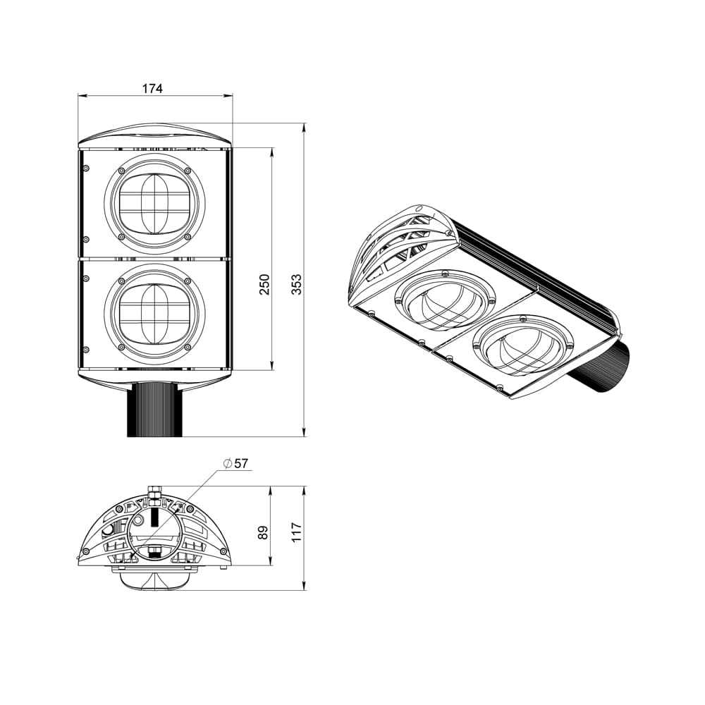 Магистраль v3.0 100 Эко CRI70 3000К 120°