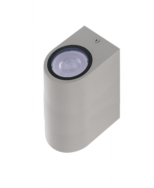 .Jazzway PDL-R 72080 GU10-1 GR 230V IP65  алюминий, покрыт порошковой краской поликарбонат серый 95х72х80