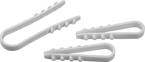 Дюбель-хомут 11-18 круглый белый Navigator 71 850 NCU-11-18-55-50/WH (50 шт/упак)