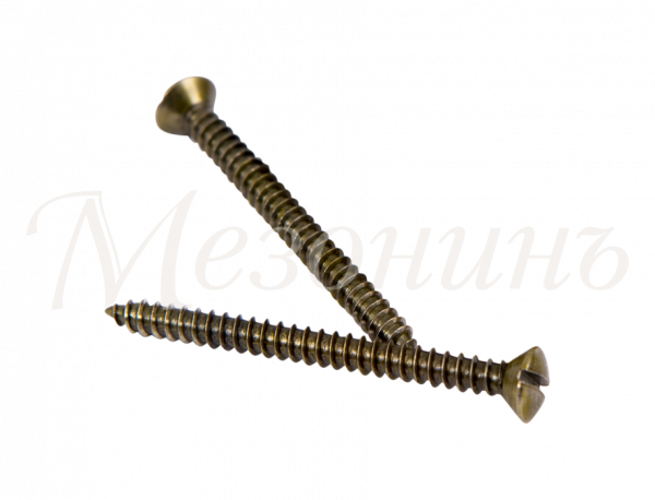 Greenel Мезонин Саморез для выключателя/изолятора, темная бронза, (40шт/уп) GE30002-38