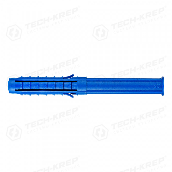 Дюбель распорный Чапай 12х120 шипы+усы (синие) (100 шт) - пакет накл. Tech-Krep