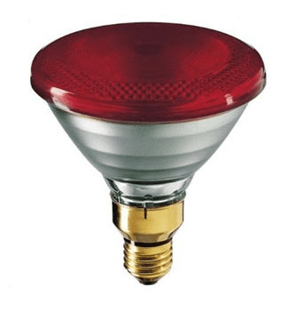 Лампа PHILIPS  PAR38  175Вт  230В  E27  IR ИКЗК красная