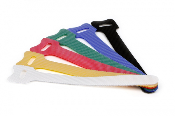 Hyperline WAS-210-BL Хомут для кабеля, липучка с мягкой застежкой, 210x14 мм, синий