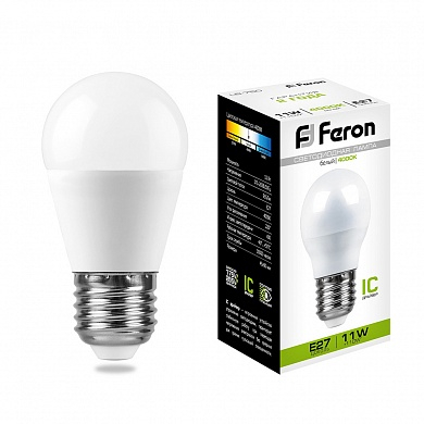 FERON LB-750 (11W) 230V E27 4000K G45