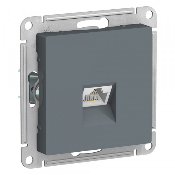 AtlasDesign  Грифель  Розетка компьютерная RJ45, категория 6A, механизм ATN000786
