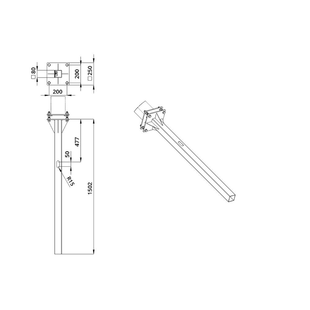 Фланец закладной в грунт (Парк)