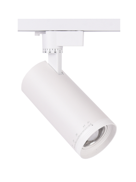 PTR  0728 ZOOM 28w 3000K 15-60град WH (белый) IP40 Jazzway