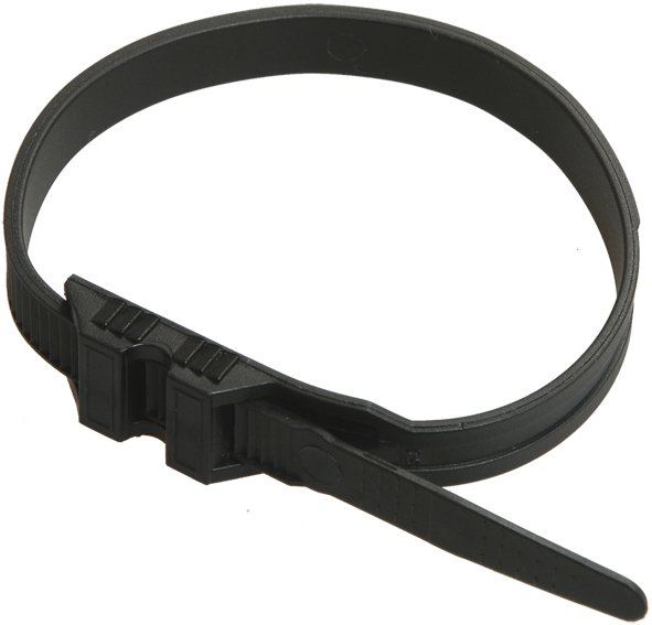 Хомут (стяжка)  пластик  9.0 х 260  черн.  (100шт)  для СИП ХС-260  IEK UHH21-D9-260-100