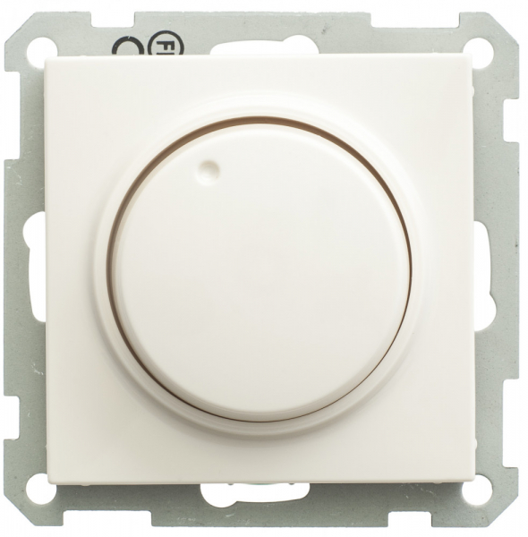 Schneider Electric  Wessen59  Слоновая Кость  Диммер поворотный скрытая установка 300Вт SR-5S0-2-86