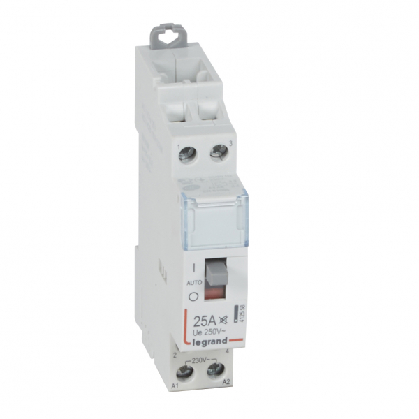 Контактор  230V 2НО 25А без шторок ручной CX3 412558 Legrand