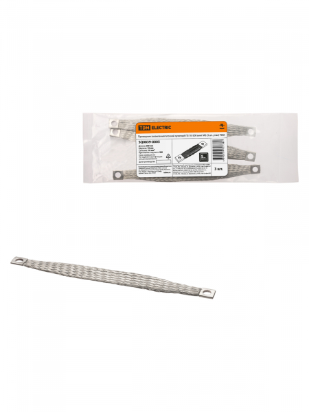 Проводник заземления плоский луженый ПЗ 10-500 ТDM