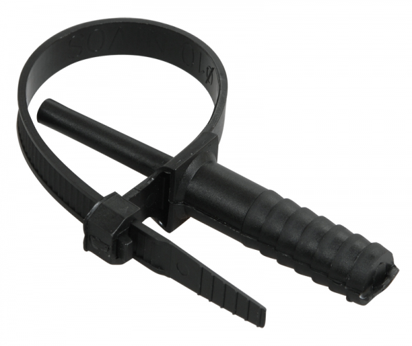 Хомут (стяжка) нейлон  7,0 х 150  черн.  (50шт)  дюбельный ХД  IEK UHH80-7-150-50-K02-F