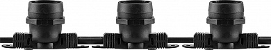 Feron CL50-100 Гирлянда "Белт-лайт", 200 E27, шаг 50cm черный, 100м +1,5м IP65 (кратно 100)