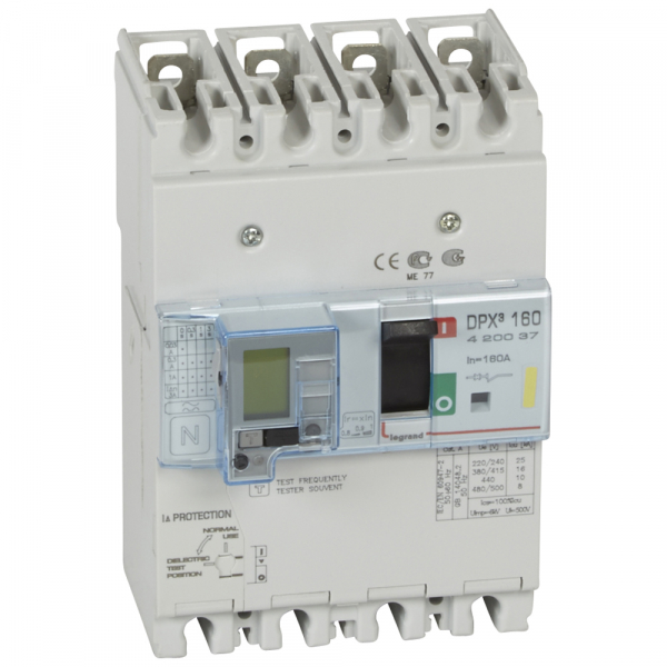 Дифференциальный автомат  4П 160А  Legrand  DPX3 160  16кАЭ 420037