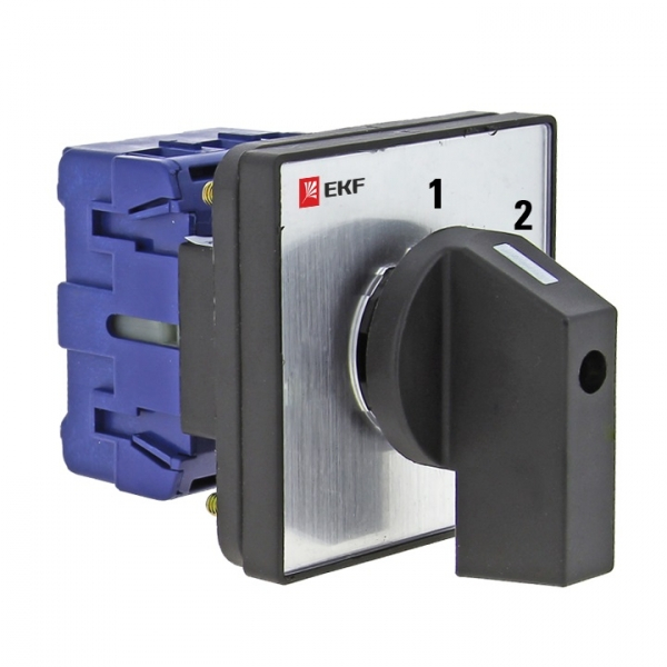 Кулачковый переключатель ПК-1-52 25А 2P "1-2" EKF