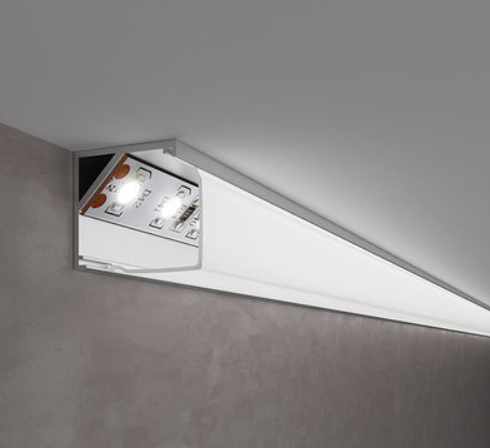 Квадратный угловой алюминиевый профиль для LED (под ленту до 16mm) LL-2-ALP009 Elektrostandard