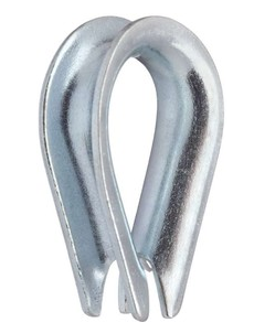 Коуш д/канатов, оцинк 4 DIN6899 КНР (уп.100шт)