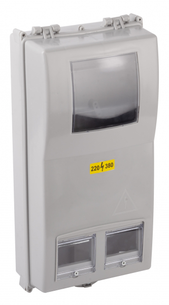 Бокс ЩУРн-П 3/8 IP54 (КДЕ-З), пластиковый корпус навесной (485х240х140) ЭРА