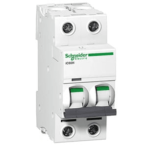 Выключатель автоматический  2П 40A  характеристика B iC60H  Schneider Electric  (аналог Multi9 24731)  A9F88240