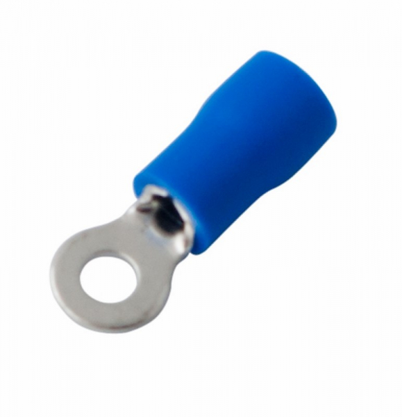 Наконечник кольцевой изолированный ø3.2мм 1.5-2.5мм2 (НКи 2.5-3 / НКи2-3) синий  REXANT 08-0031