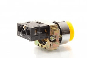 Кнопка BL51 без подсветки желтый 1з TDM