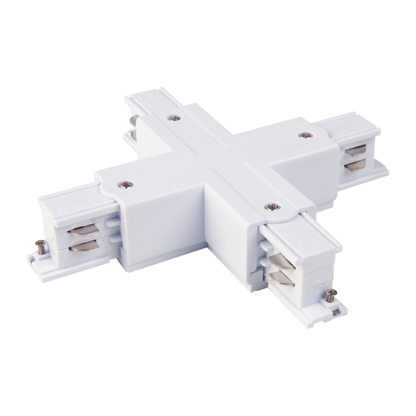 Elektrostandard TRC-1-3-X-WH / Коннектор X-образный для трехфазного шинопровода (белый)
