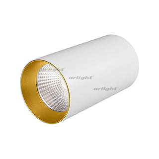 Светильник Arlight SP-POLO-R85-1-15W Day White 40deg (White, Gold Ring)