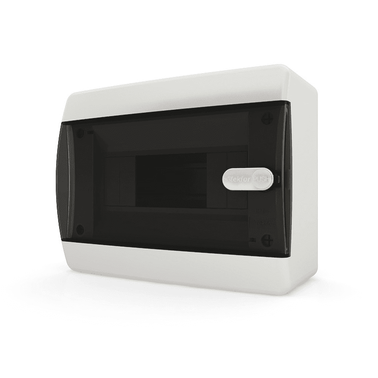 Бокс навесной Tekfor ЩРН-П-8 IP41 CNK40-08-1 прозрачная черная дверца