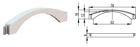 Адаптер напольного канала 50х12 мм, серый DKC 05919