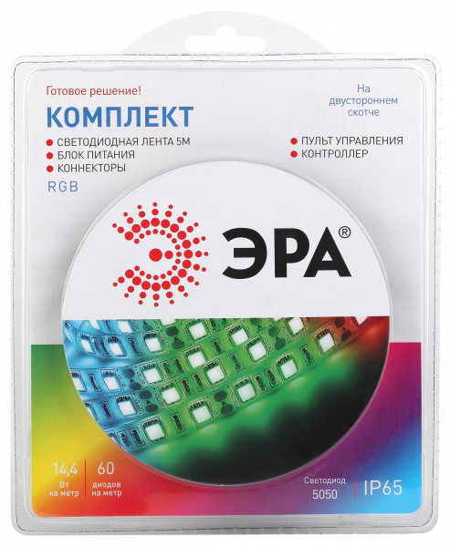ЭРА 5050kit-14,4-60-12-IP65-RGB-5m (50/600)