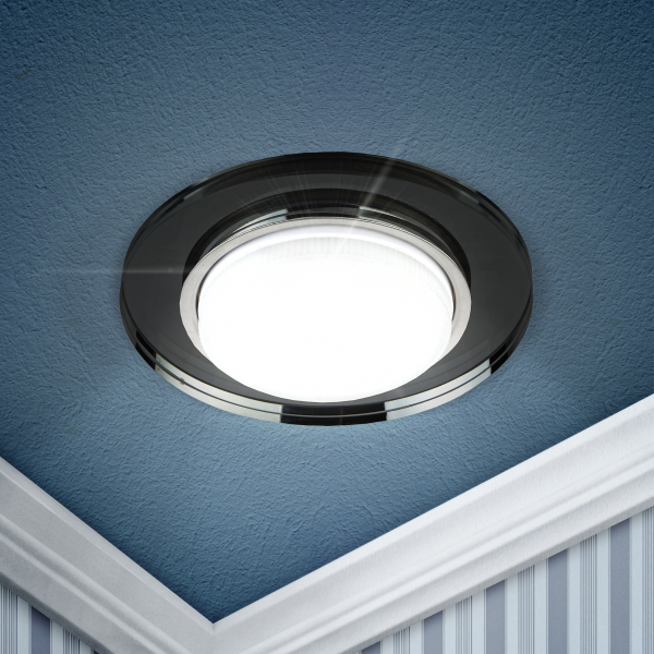 Светильник точечный ЭРА DK80 BK Gx53, 220V,13W, черный (30/1320)