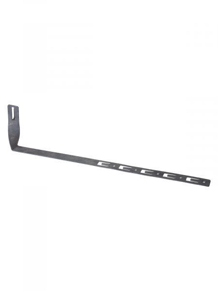 Держатель угловой под черепицу для прута Ø6-10 мм, с поворотом 90град, стальной крюк, монтажные петли, основание 330 мм, гор. цинк. (упак. 1 шт.) TDM