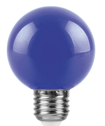 Feron LB-371 (3W) 230V E27 синий Шар для белт лайта G60