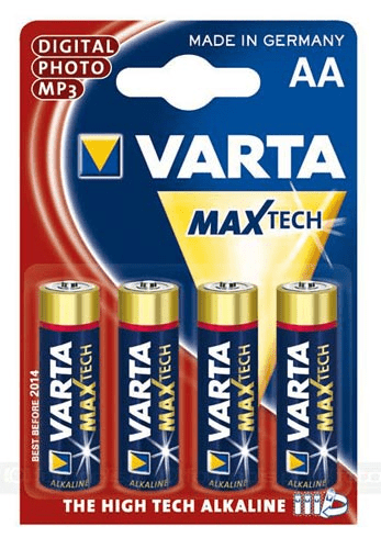 Элемент питания VARTA 4706.101.404 "MAX-TECH" LR6 BP4 (кратно 4)