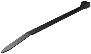 Кабельная стяжка чёрная УФ стойкая 4,8x300mm /565 4.8x300 SWUV/