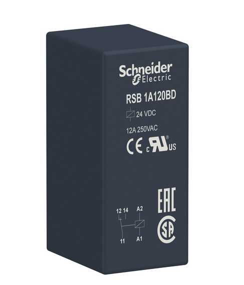 Реле 1CO 24В постоянный ток Schneider Electric  RSB1A120BD