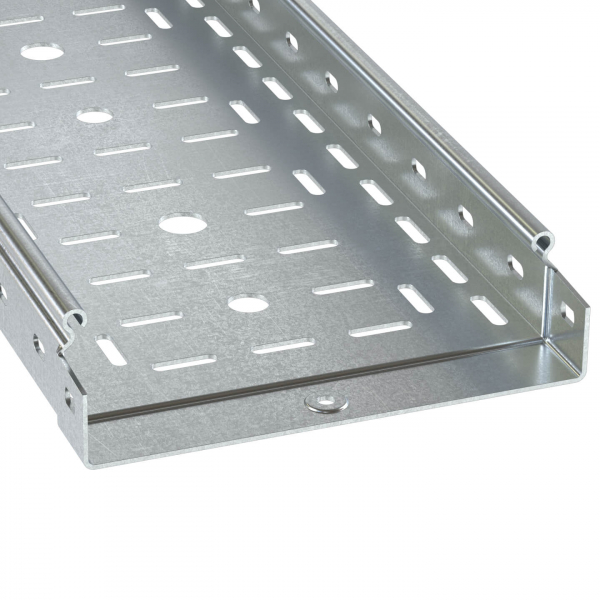 Лоток перфорированный 150х50 L 3000 толщ. 1,0 мм, горячеоцинкованный (кратно 3)