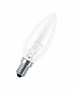 Стандартная лампа накаливания  OSRAM  B35  40Вт  230В  E14