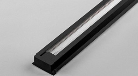 Feron CAB1003 Шинопровод для трековых светильников, черный, 2м, ( в наборе токовод, заглушка, крепление)