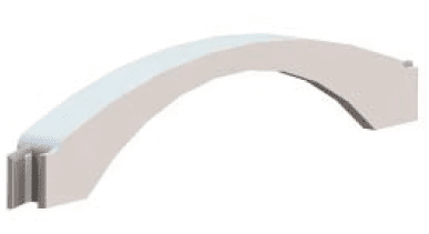 Адаптер напольного канала 50х12 мм, серый DKC 05919