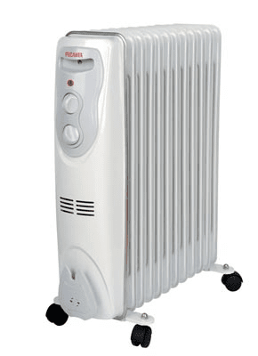 Радиатор масляный 12 секций Ресанта ОМ-12Н  2500 Вт