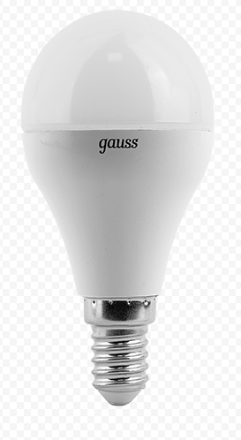 Светодиодная лампа Gauss G45  6.5Вт 150-265В 2700K/3000К E14