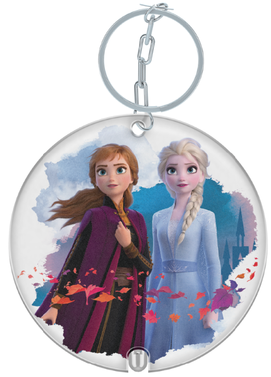 Фонарь-брелок Фотон KFD-70 светоотражающий Disney "Холодное сердце" (2хCR1220 в комплекте)