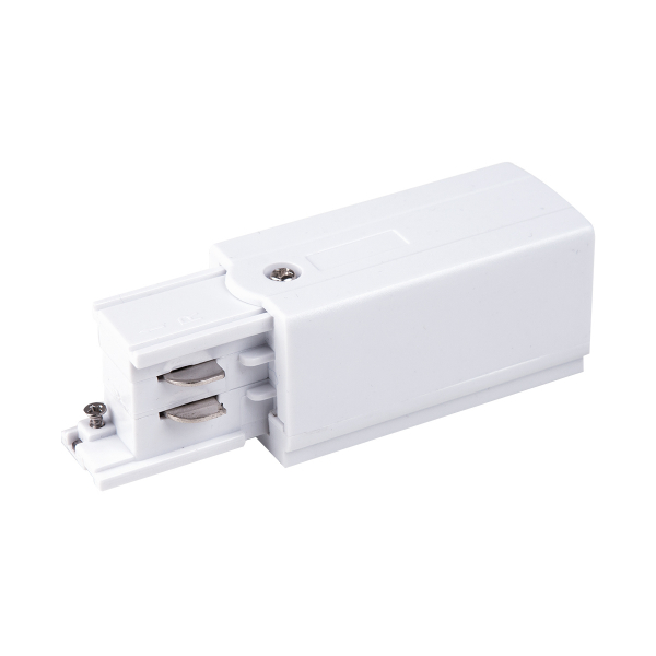 Elektrostandard TRP-1-3-L-WH / Ввод питания левый для трехфазного шинопровода (белый)